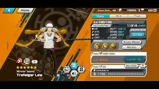 🌟EX Trafalgar D. Water Law ⭐Lvl100 😁The Perfect Runner[Gameplay One Piece Bounty Rush ]
