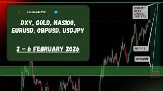 WEEKLY FOREX ANALYSIS (2 - 6 FEBRUARY, 2026) - USDJPY, NASDAQ, EURUSD, GBPUSD, DXY & XAUUSD (GOLD)