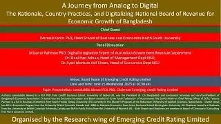 From Analog to Digital: NBR&rsquo;s Transformation for Economic Growth