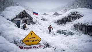 Kamchatka Now! ❄️🚨  Snowstorm EMERGENCY Buries Homes & Collapses Roofs in Russia