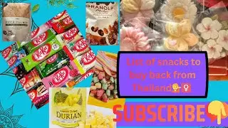 Thai snacks,sweets & food items shopping from Bangkok#Thai snacks#ytvideos#