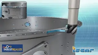 ISCAR Industrealize - Aerospace - Jet Engine Case - Shoulder Milling