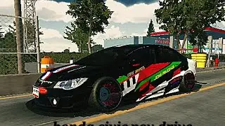 honda  civic sportz 2007 model   traffic rash drive  | car parking multiplayer|
