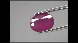 2007年に発見された タンザニアWinza産  3.70ct 美蛍光 非加熱 天然 ルビー ルース 10.6 x 8.1 mm