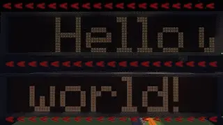 БЕГУЩАЯ СТРОКА | Движение текста minecraft