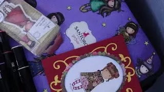Bust it Out: Gorjuss Girls Stamps! A Little Coloring, A Little Paper Piecing Using Cardstock Stash!