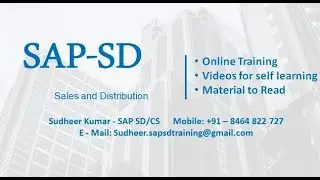 SAP SD Return Business Process