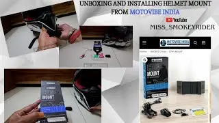UNBOXING | INSTALLATION MOTOVIBE INDIA HELMET CHINMOUNT AXOR X CROSS HELMET #adventure #informative 