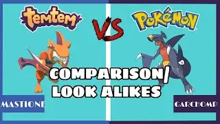 EVERY TEMTEM vs. POKEMON COMPARISON || Pokemon & Temtem Look Alikes!!!!
