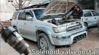 Toyota surf solenoid valve install 1kz engine 