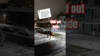 City plow truck damaged by driver error violating a city ordinance #violation #snowremovalequipment