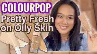 Colourpop Pretty Fresh Tinted Moisturizer & Concealer Review / Oily, Sensitive, Acne Skin -wear test