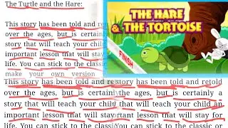 A beautiful #short ( The Turtle and the Hare  ) 
