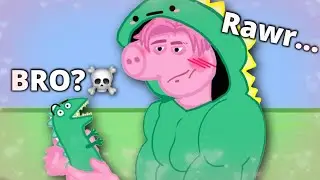 GEORGE AL FIN ES UN DINOSAURIO!! 😱🔥