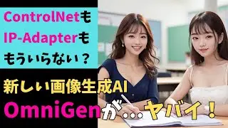 【OmniGenを使えばControlNetやIP-Adapterは不要！？】新しいマルチモーダル画像生成AI『OmniGen』の概要と使い方をご紹介