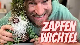 Kreation mit Zapfen - Naturdeko Idee
