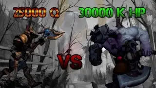 [URF] League of Legends - Nasus 25000 Q vs Sion 30000k HP 22.5M DMG 7 Hours long game