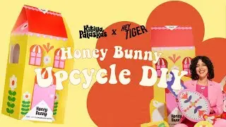 Hey Tiger 'Honey Bunny' chocolate carton upcycle DIY