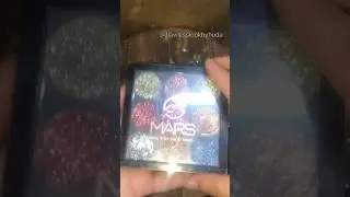 Mars glitter palette review 💜💜#ytshorts