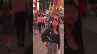 BUSY NIGHT IN TIMES SQUARE NYC LARGE CROWDS #nycwalk #ny #manhattan #timessquare #nyc #shorts #viral
