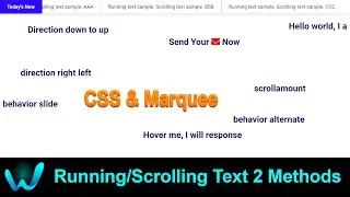 Very Advanced Running or Scrolling Text | CSS & Marquee | WordPress, Elementor, HTML | WWEngineer