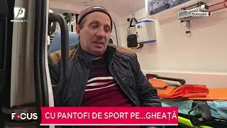 Trotuare transformate în patinoar. Sute de români cu fracturi