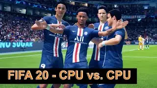 FIFA 20: CPU vs. CPU (Legendary) | Real Madrid vs. Paris Saint Germain - PC Gameplay