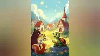 &ldquo;Slow Steps, Brave Heart&rdquo; 🐢✨//Bangla Cartoon #cartoon #story #ai #animation @ccanvas2025 