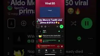 Aldo Moro in top 3 Spotify