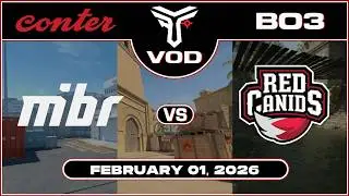 MIBR vs RED Canids | FiRe CONTER Season 1 | #BO3 | @TrottahCS [ #cs2 #vod ]