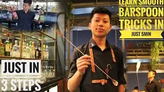 Learn smooth tricks with bar spoons.