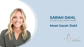 Meet Sarah Dahl, PT, DPT at PT Center for Women
