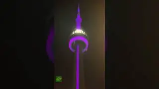 Night Vision At CNTower#toronto #torontoblogger #ontario #canada #cntowerview #cntower