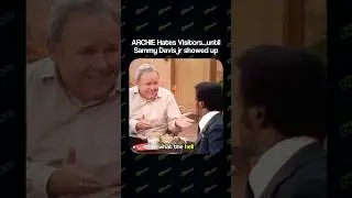 When Sammy Davis jr BROKE Archie Bunker 🤣 #VintageTV #Hilarious