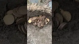 Vantage coin found it after flood #metaldetecting #treasuresearch #gold #treasure