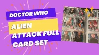Doctor Who Alien Attax Trading Card Full Card Set.#doctorwho #doctorwho60thanniversary