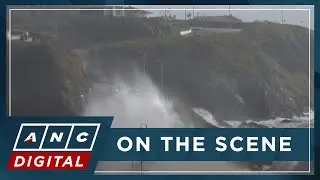 LOOK: Huge waves wash over cars as Storm Kathleen passes British isles | ANC