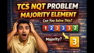 Majority Element | TCS NQT Coding Question | Famous Interview Problem