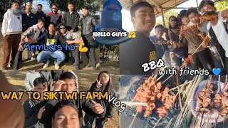 A trip to siktwi farm with 1 out of 10 (som a khat) classmates from G.M.H.S💙👥||last vlog for 2025🎥||