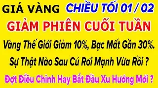 Gi&aacute; v&agrave;ng h&ocirc;m nay 9999 Chiều Tối 1/2/2026 | GI&Aacute; V&Agrave;NG MỚI NHẤT || Xem gi&aacute; v&agrave;ng SJC 9999 24K 18K 10K