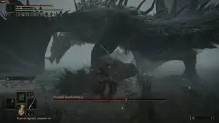Samurai vs Dragon de destellita Smarag - Elden Ring Boss Fight