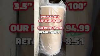 Insulation UP-TO 75% OFF RETAIL!