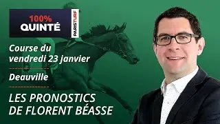 Pronostics Quint&eacute; PMU - 100% Quint&eacute; du Vendredi 23 janvier &agrave; Deauville