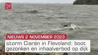 Zo was de storm in Flevoland en massale politiecontrole in Almere | Dit is Flevoland