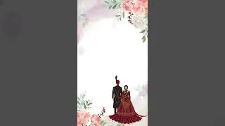 Free and Blank Full Screen Invitation Video Template for Wedding/Ring Ceremony #freeinvitation