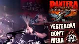 Yesterday Don't Mean S* - Drumcam | The Great Southern Ostrobothnian Trendkillers | Pantera Tribute