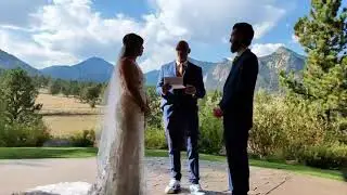 Sierra & Zach's Ceremony - Black Canyon Inn, Estes Park, CO - 9/17/21