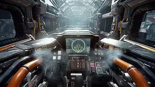 Spaceship Cockpit and Space Station Docking Bay Ambience Sci-Fi Ambiance for Sleep & Study