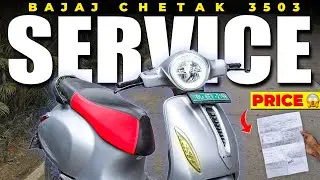 2025 Bajaj Chetak 3503 First Service 🔧 | Cost Revealed & क्या सर्विस कराना जरूरी है ?