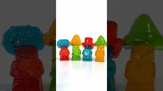 DRESS UP GUMMY | AMOS 4D Gummies #candy #gummy #gummies #shorts #lego